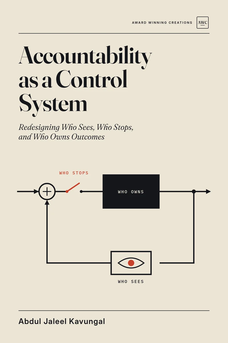 Cover of Accountability as a Control System